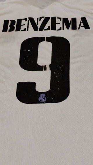 Camiseta Real Madrid Benzema 9. XL