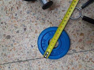Discos de pesas de colores