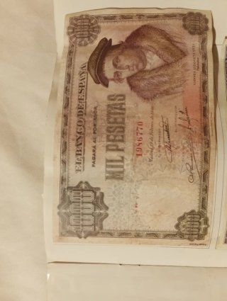 Billete 1000 Pesetas España 1946