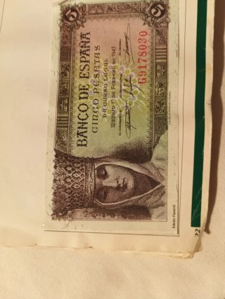 Billete 1000 Pesetas España 1946