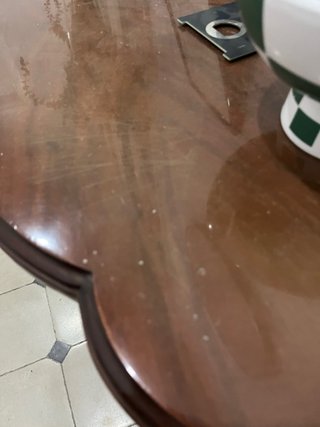Mueble / Consola recibidor de caoba estilo antiguo