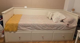 Diván Cama Ikea con 2 Colchones