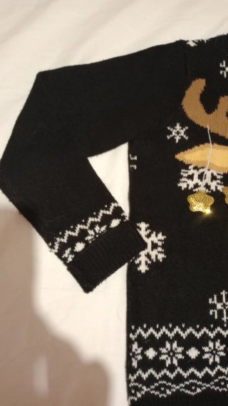 Jersey Navidad Reno Negro