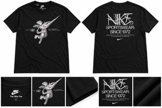 Camiseta Nike Sportswear Negra Estampada