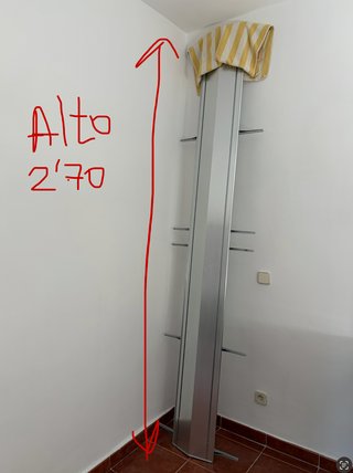 Mesa de cristal 3m x 1.60m con estructura metálica