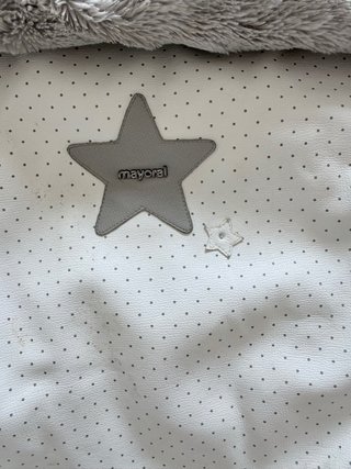 Saco Carro Bebé Mayoral Estrellas Gris