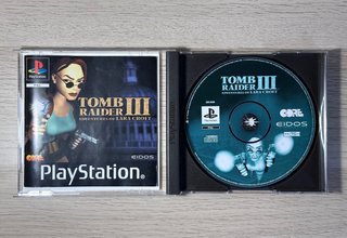 Tomb Raider III PS1 Completo Black Label España