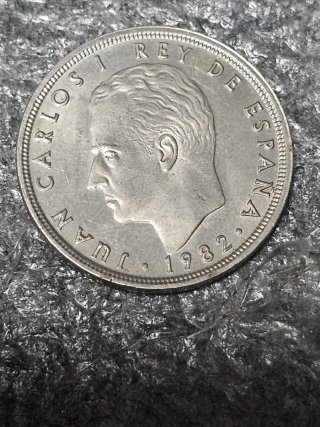 Lote 5 monedas pesetas España