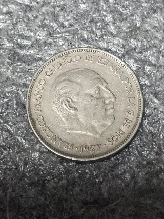 Lote 5 monedas pesetas España