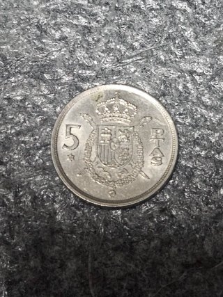 Lote 5 monedas pesetas España
