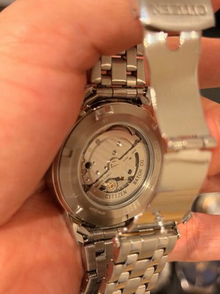 Reloj Citizen Automático openhearth Esfera Azul