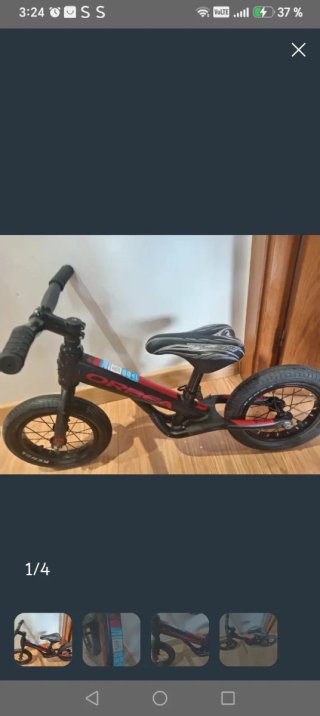 Bicicleta Orbea sin pedales