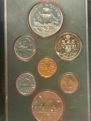 Set monedas Canada año 1979. Estuche