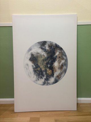 Lienzo Decorativo Bola del Mundo