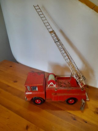 Camión Bomberos Rico Super Sansón Metal