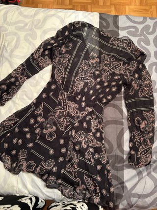 Vestido casual estampado paisley