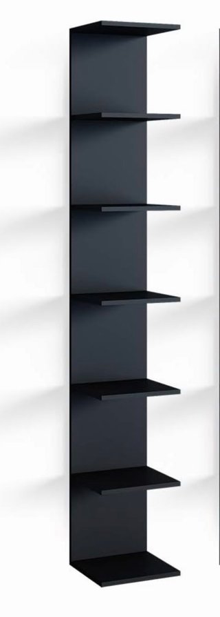 Estante de pared negro