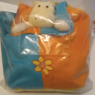 Mochila infantil peluche hipopótamo