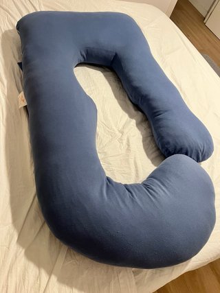 Cojín de embarazo azul