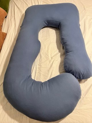 Cojín de embarazo azul