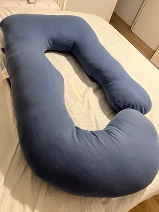 Cojín de embarazo azul