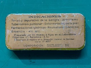 Caja Cachets Azufre Iodado SALA