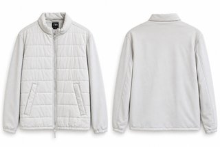 Chaqueta Zara acolchada blanca