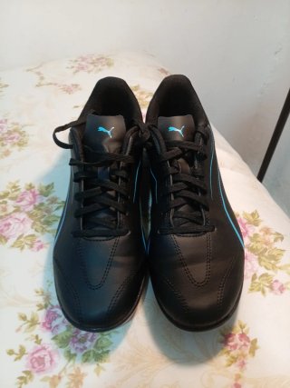 Zapatos Puma Fútbol Césped Negro