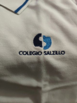 Uniforme Salzillo Blanco con Rayas Azules