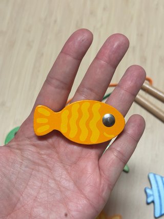 JUEGO DE PESCA DE MADERA IMANTADO
