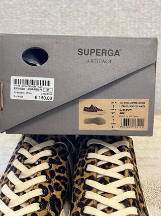 Superga Scarpe Vera Pelle Tg 41