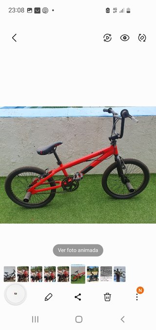 Bicicleta BMX Roja
