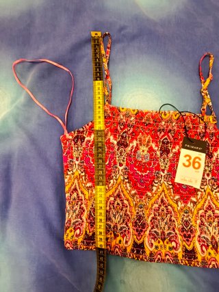 Conjunto Boho Paisley Top Corto y Falda Larga