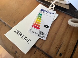 2 Lámparas Sobremesa Diseño Zara Home Nuevas