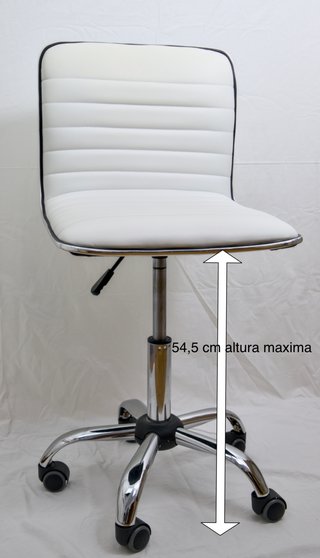Silla escritorio moderna blanca