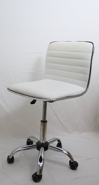 Silla escritorio moderna blanca