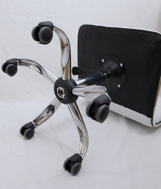 Silla escritorio moderna blanca