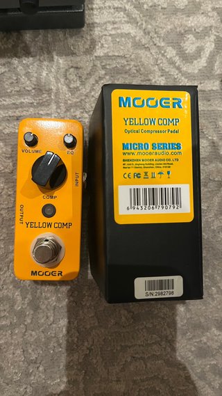 Pedal Mooer Yellow Comp Compresor Guitarra