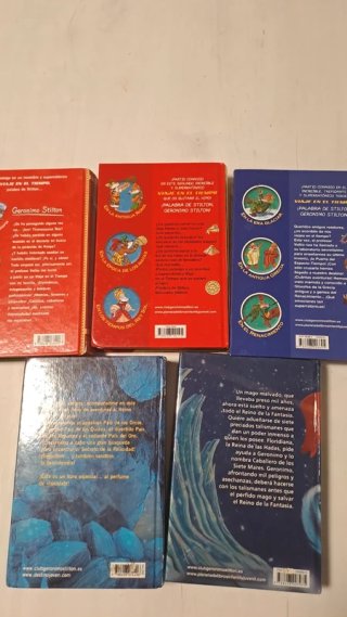 Lote 5 libros Geronimo Stilton – Viaje en el Tiemp