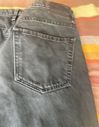 Pantalón vaquero negro Mango Talla M