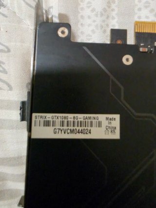 GTX 1080 ASUS RIG Strix 8Gb Tarjeta gráfica
