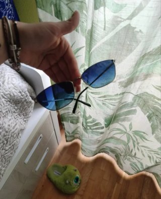 Gafas de sol Hawkers plateadas y azules