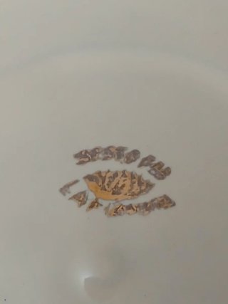Centro tavola Sesto Fiorentino porcellana