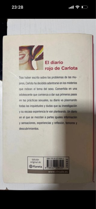 Libro El diario rojo de Carlota