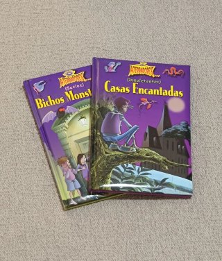 Pack libros colección Aterradores...