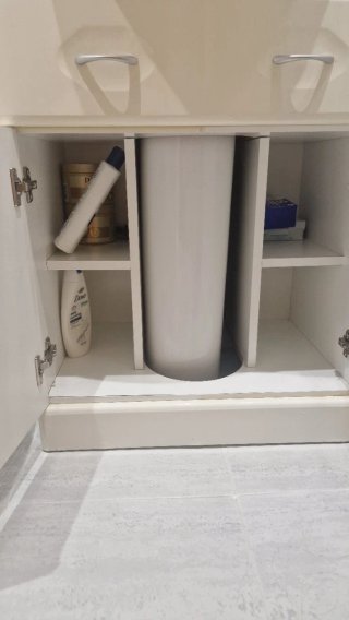Mueble de baño beige