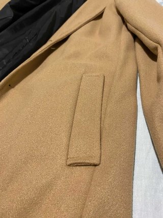 Casaco Desigual Camel Sobretudo Elegante