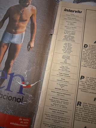 Revista Interviu número 1 - 1976 - primera edición