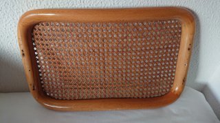 Respaldo Silla Cesca Ratán y Madera