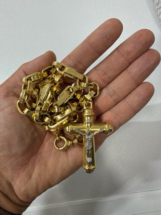 Cadena Oro 75gr 585 con Cruz